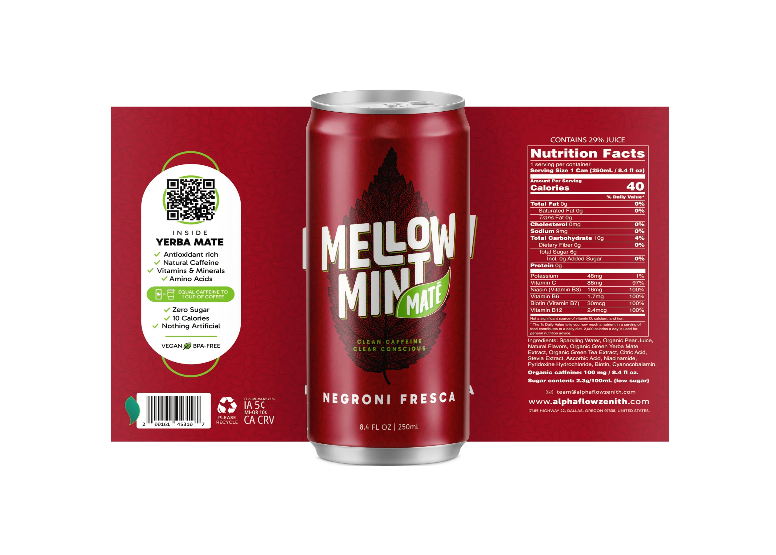 Negroni Fresca – Mellow Mint Maté
